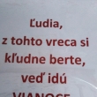 mysleli ste to dobre, ale ial takto to dopadne ak vae dary nechte pred dverami